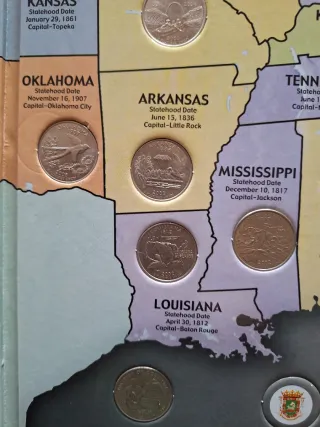 Album Collez. Monete State Series Quarters