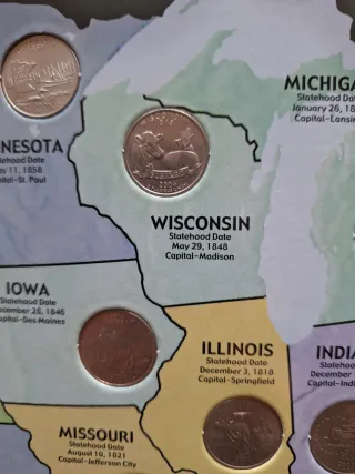 Album Collez. Monete State Series Quarters