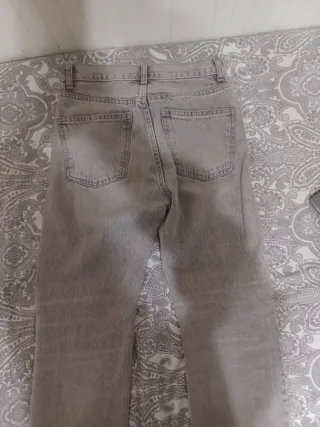 Pantalón Zara Gris Mujer Talla 34 *NUEVO*