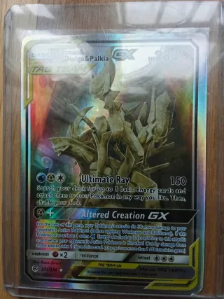 Carta Pokémon Arceus & Dialga & Palkia GX