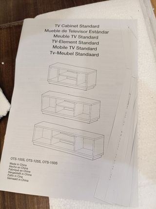 Iris Ohyama Soporte de TV Mueble de TV hasta 65"