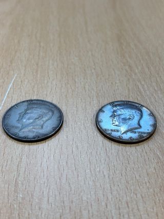 Lote 2 monedas de Half Dollar 1969