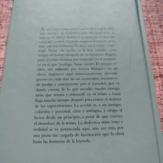 Cronica de un muerte anunciada