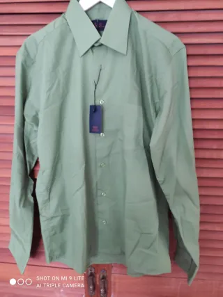 Camisa de hombre manga larga