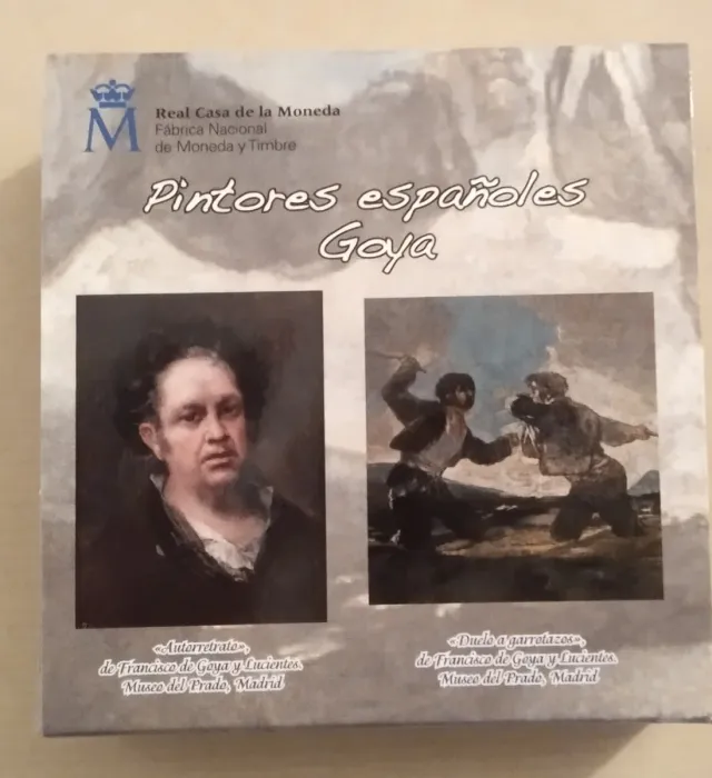 Moneda 10 Euros Plata España 2010 Goya