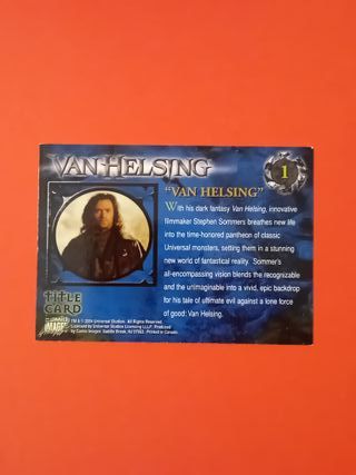 Van Helsing Trading Cards - serie completa