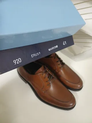 Scarpe uomo eleganti marroni taglia 41