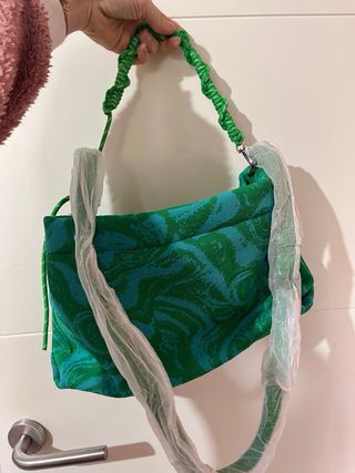 Bolso Desigual verde y turquesa