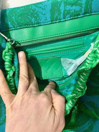 Bolso Desigual verde y turquesa