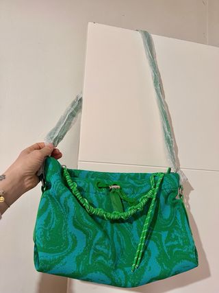 Bolso Desigual verde y turquesa
