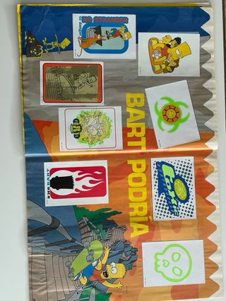 Álbum cromos Los Simpsons Panini La Colección