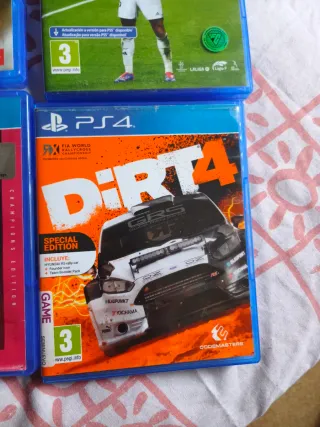 Juegos PS4: FIFA 20, 2K25, DIRT 4, FC 25