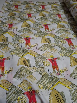 Tela con espantapájaros