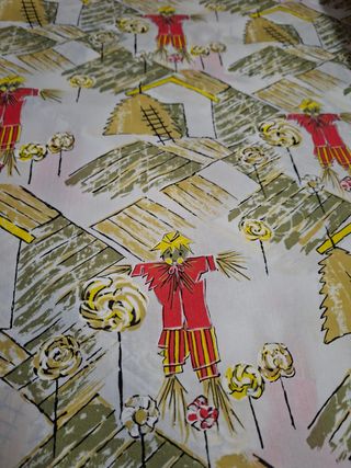 Tela con espantapájaros