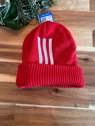 Gorro Adidas Rojo Unisex Talla S/M