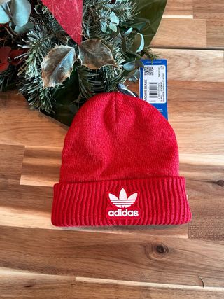 Gorro Adidas Rojo Unisex Talla S/M