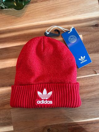 Gorro Adidas Rojo Unisex Talla S/M