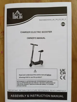 Patinete Eléctrico Infantil Azul