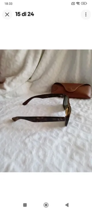 W1046 Ray-Ban RB2132 New Wayfarer Marrone TG52