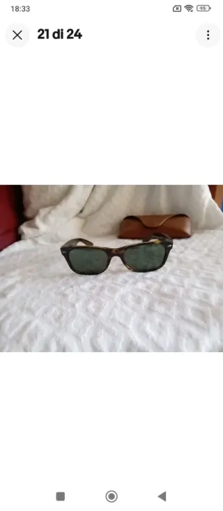 W1046 Ray-Ban RB2132 New Wayfarer Marrone TG52