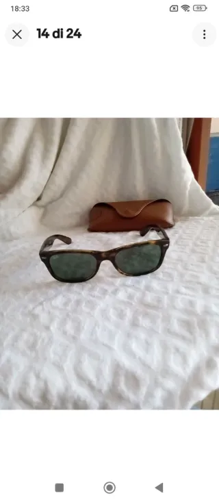 W1046 Ray-Ban RB2132 New Wayfarer Marrone TG52