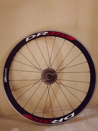 Rueda trasera carbono bici carretera DRW