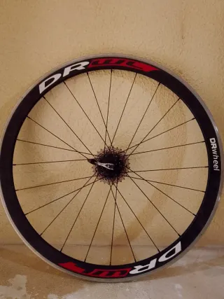 Rueda trasera carbono bici carretera DRW