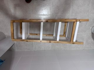 Estantería Organizador Bambú y Madera