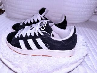 Zapatillas Adidas Campus Negras y Blancas