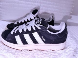 Zapatillas Adidas Campus Negras y Blancas