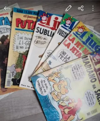 Lote de cómics el jueves