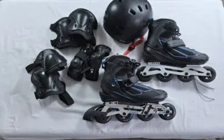 Patines en línea Oxelo con protecciones,talla 42