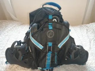 Patines en línea Oxelo + Mochila + Protecciones