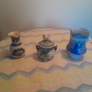 Juego de 3 jarrones decorativos