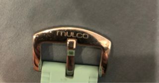 Reloj Mulco Oro y Turquesa