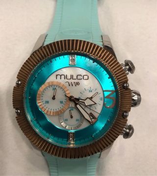 Reloj Mulco Oro y Turquesa