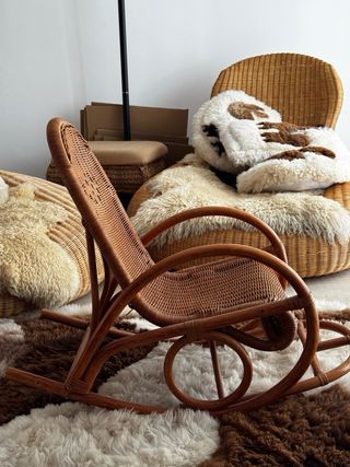 Dolce culla in bambù per bambini