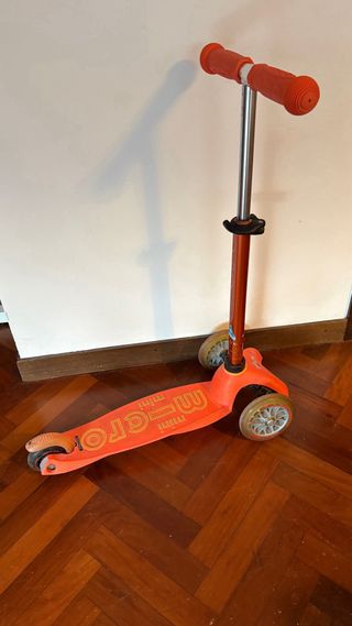 Patinete infantil Micro 3 ruedas naranja