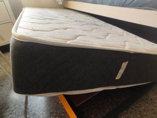 Cama individual 90 cm, con cama extra y colchón