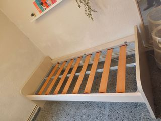 Cama individual 90 cm, con cama extra y colchón