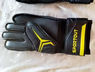 Guantes Portero Talla 5 Negro/Amarillo