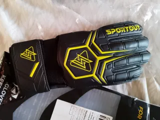Guantes Portero Talla 5 Negro/Amarillo