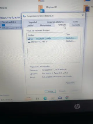 HP SSD 240GB 8GB RAM