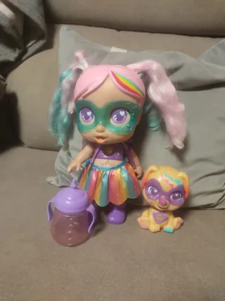 Muñeca Gabi y Perro Superhéroe