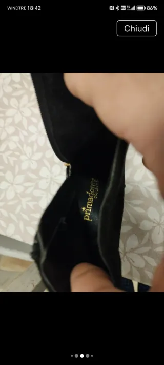 Primadonna Stivaletti Scamosciati Neri