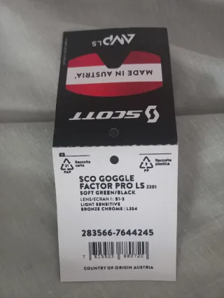 Gafas Scott Fotocromáticas Esquí/Snowboard