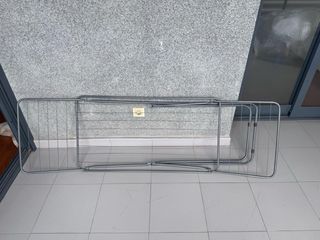 Tendedero plegable metálico