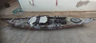 Kayak con sedile e accessori