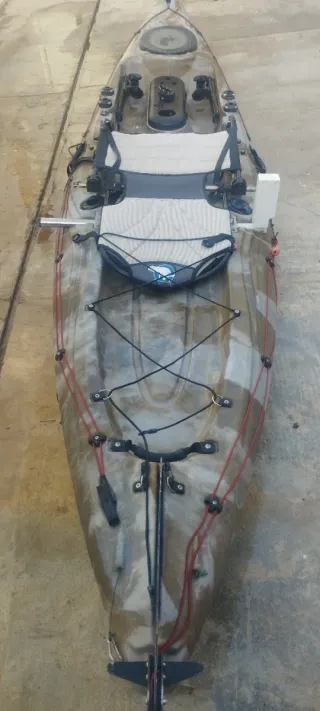 Kayak con sedile e accessori