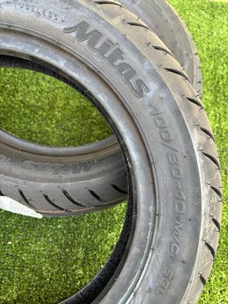 JUEGO NEUMÁTICOS 100/80-10 MITAS ZIP COPA